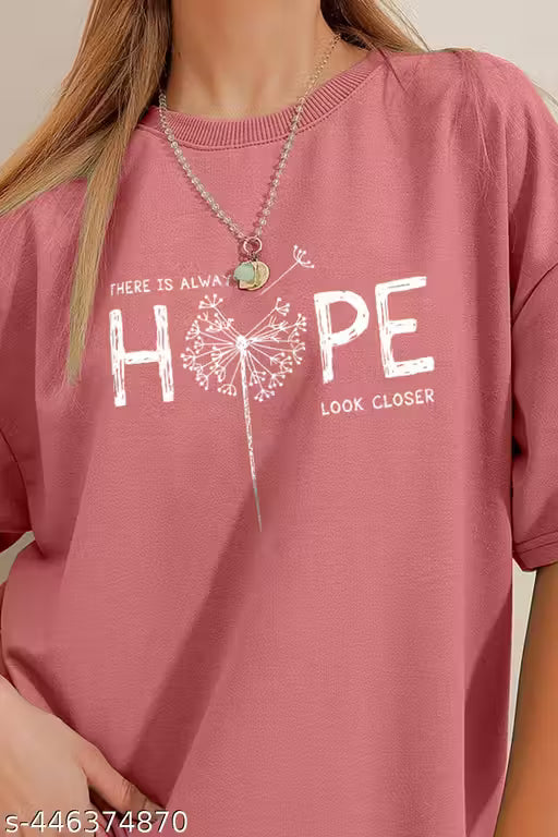 Trendy Oversized Tee print t-shirt