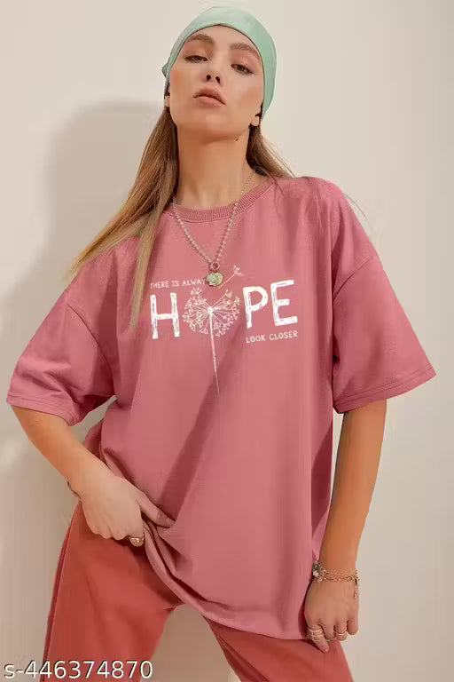 Trendy Oversized Tee print t-shirt