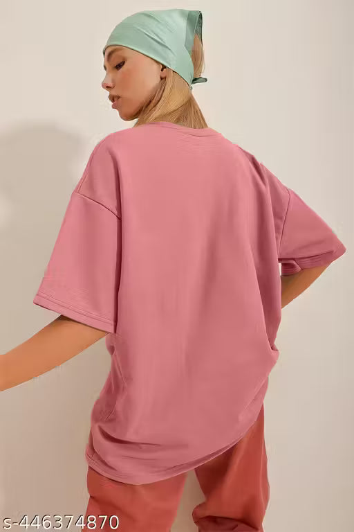 Trendy Oversized Tee print t-shirt